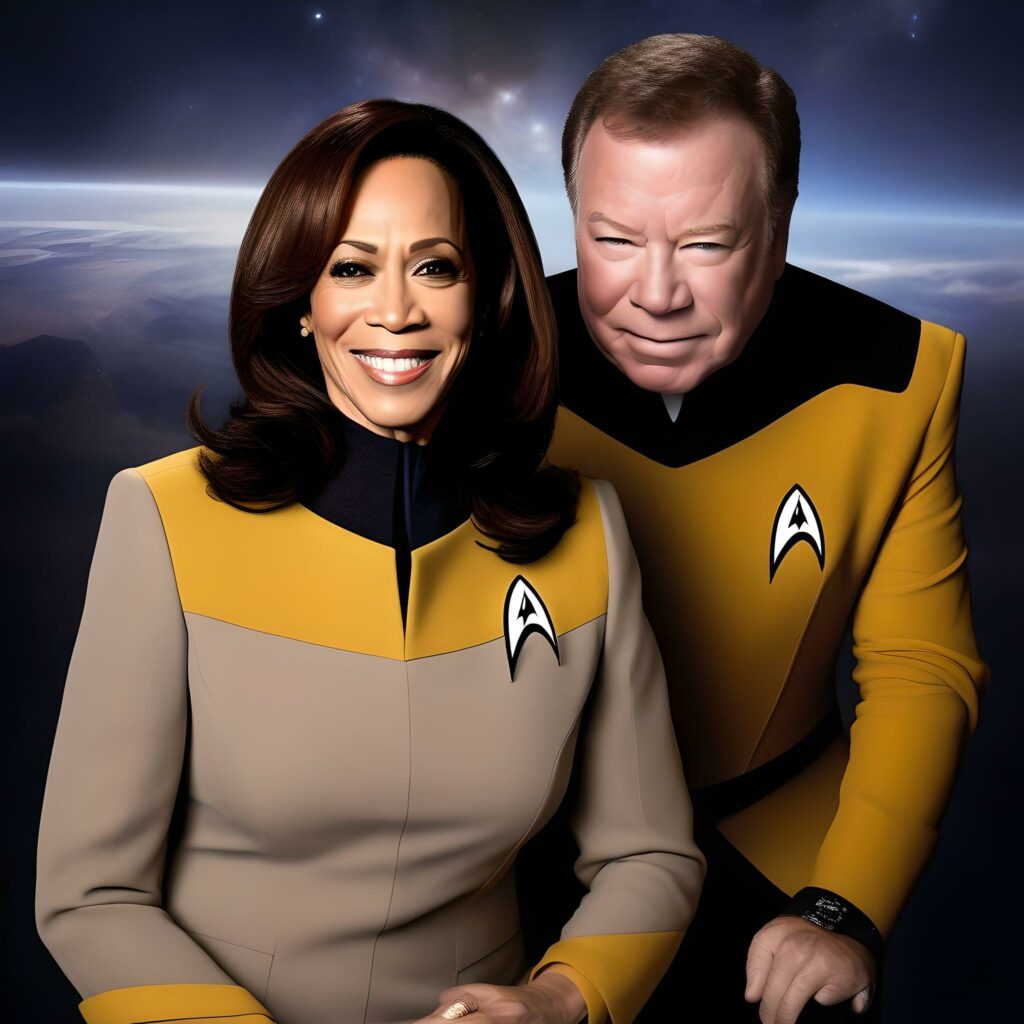 Kamala Harris and Captain Kirk