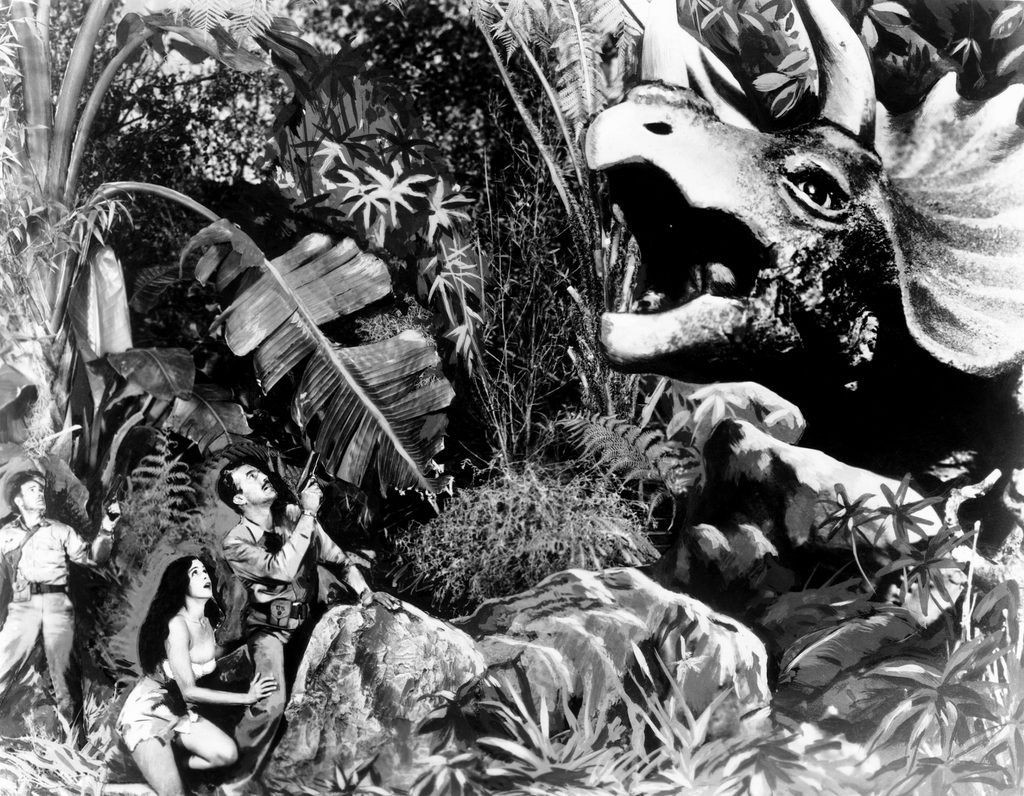 The Lost Continent, From Left, Hugh Beaumont, Acquanetta, Cesar Romero, 1951